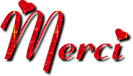 gif animé merci rouge